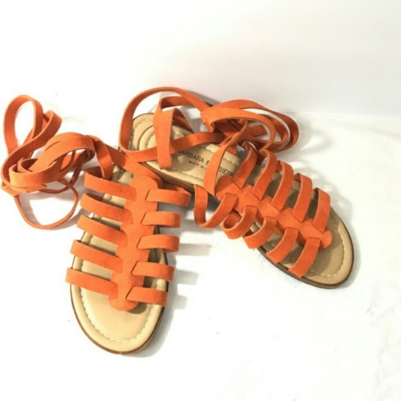 Anthro Barbara Barbieri Gladiator Sandals 8 - Picture 2 of 3